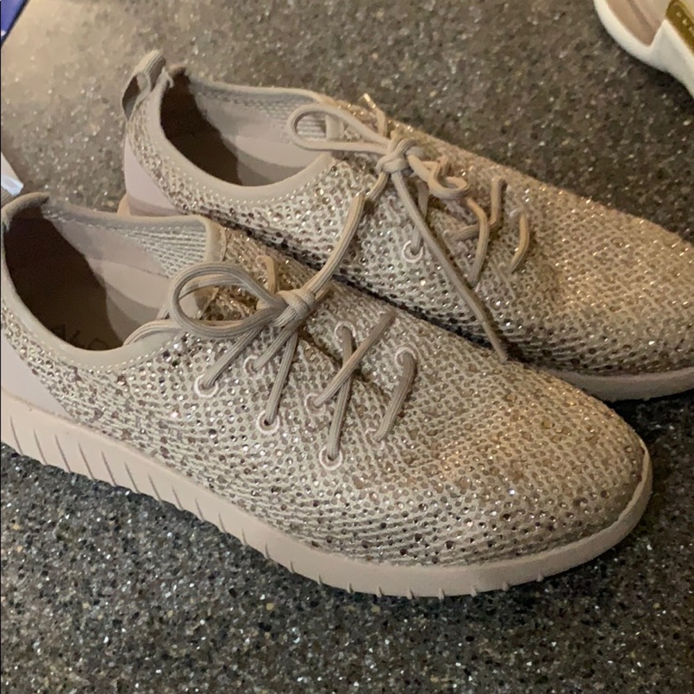 Aldo women’s sequin sneakers.
